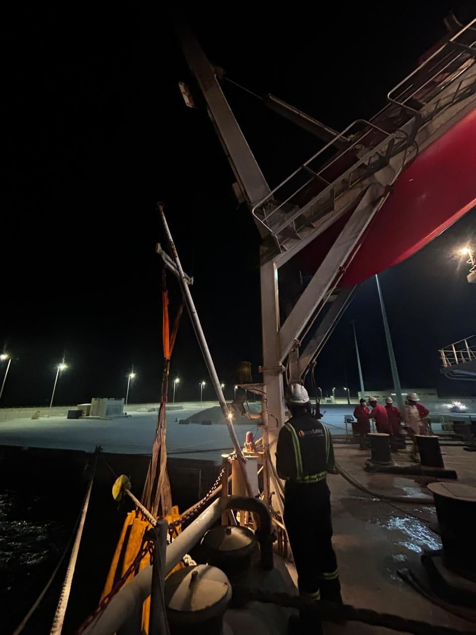 lifeboat inspection illustration dark